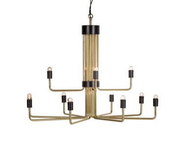 Le Marais Chandelier - 12 Light / Brass